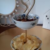 Display aperitif blue flowers