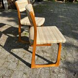 Vintage sled chairs