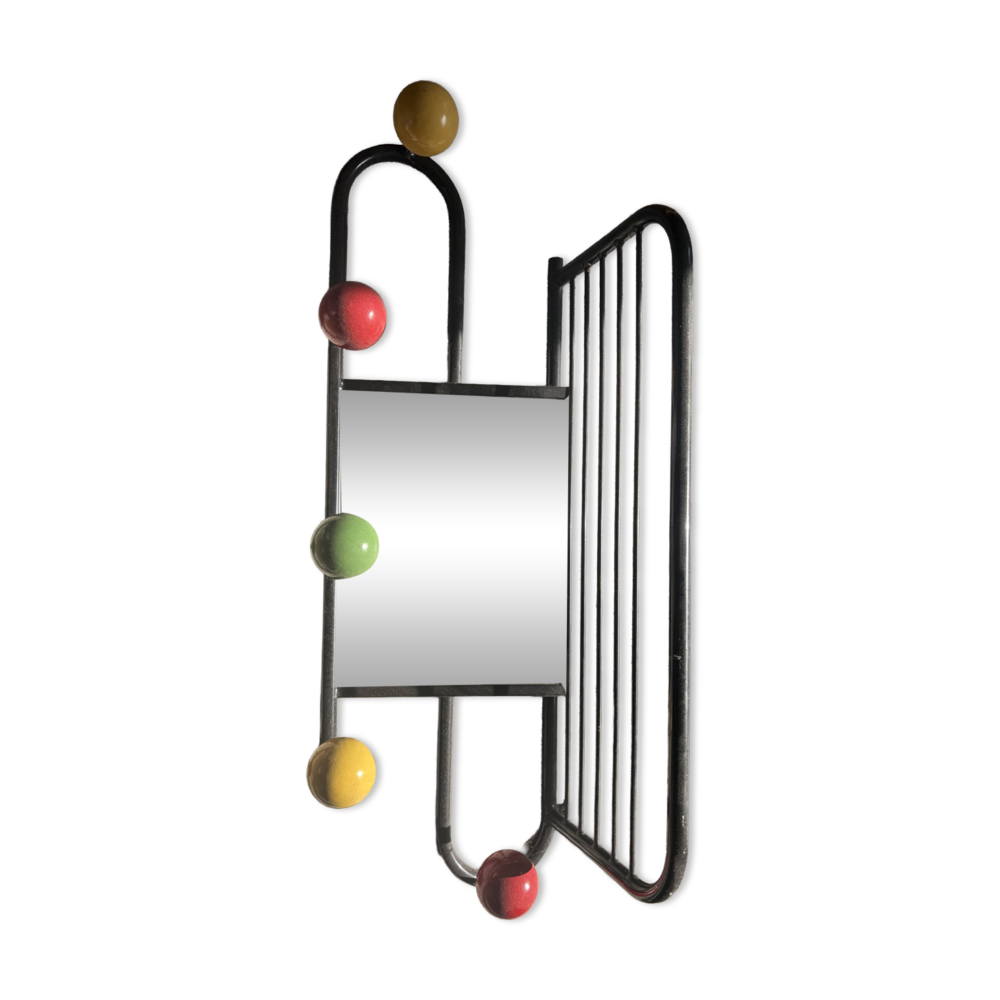 Vintage style wall coat rack Roger Féraud