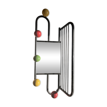 Vintage style wall coat rack Roger Féraud