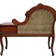 Telephone Sofa Green Velvet Queen Anne style 1960s