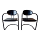 Pair of Bauhaus chairs edited by Effezeta, Italy 1980