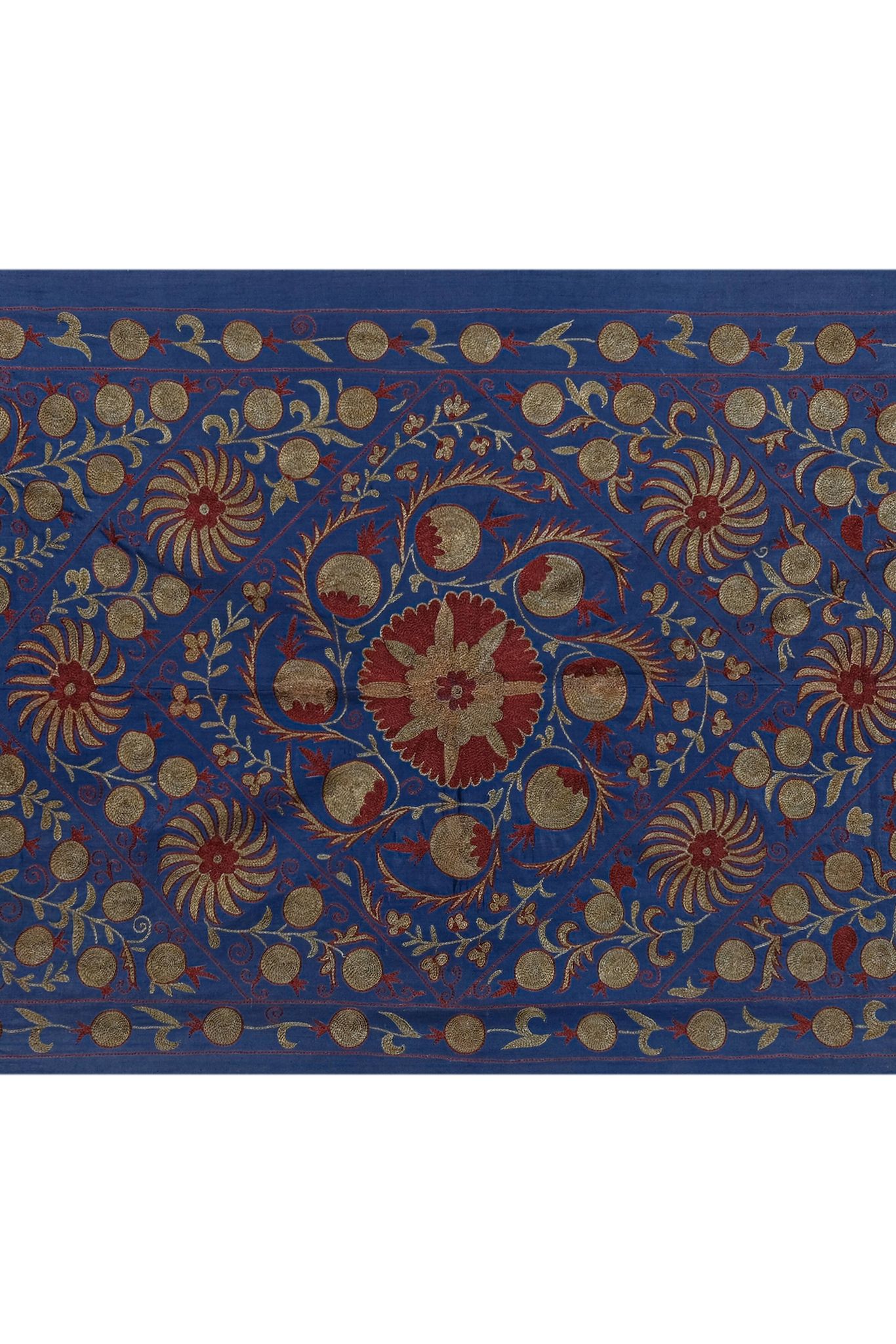 Hand knotted rug, vintage Turkish rug 100x194 cm