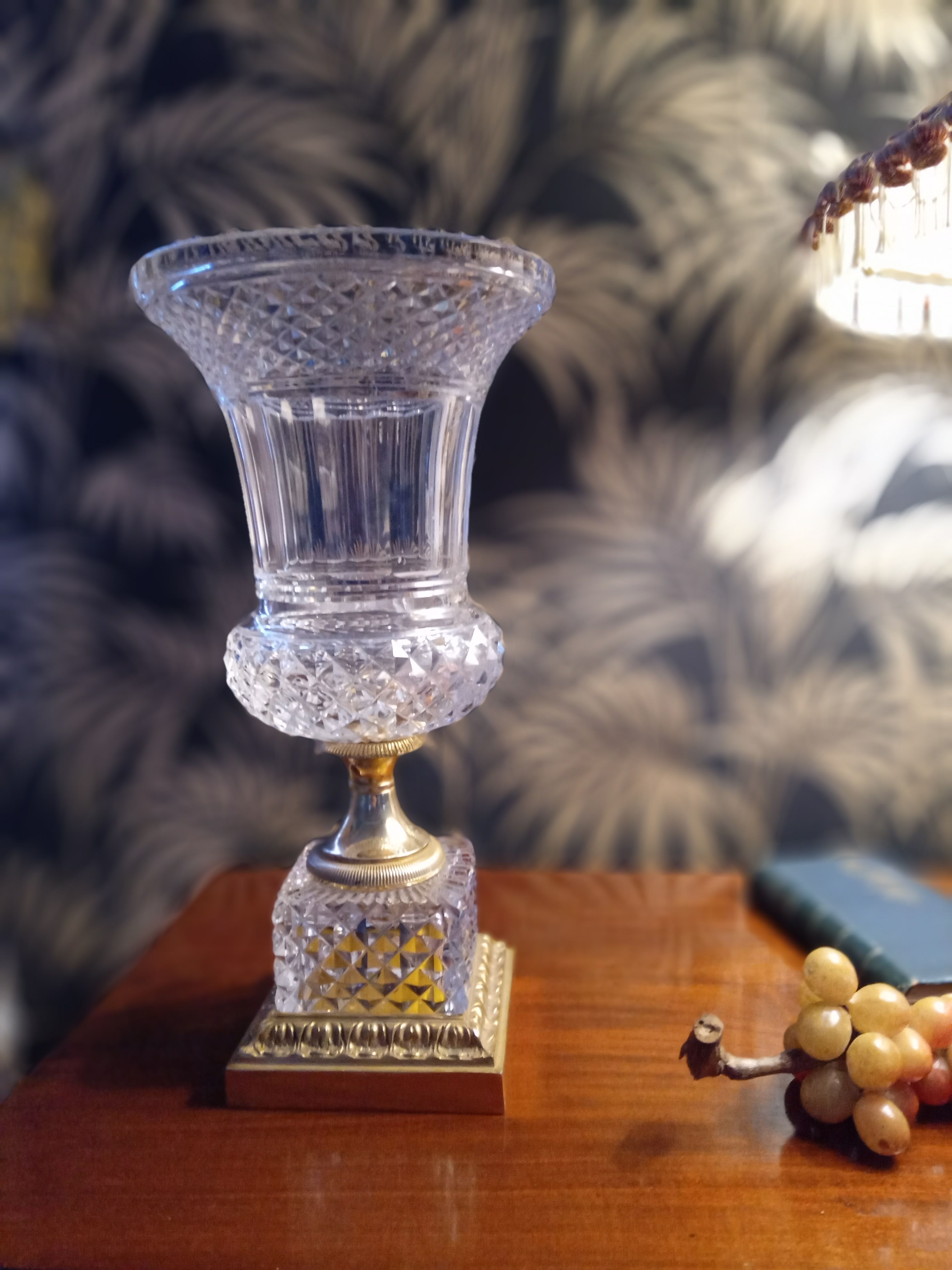 Vase cristal médicis