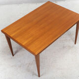 Danish extendable table teak No. 254 by Niels Otto Møller for JL Møllers, 1960s