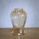 Set of 7 amber glass globes
