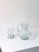 Vintage hand-blown glass carafe and jug set by Mars Kristall.