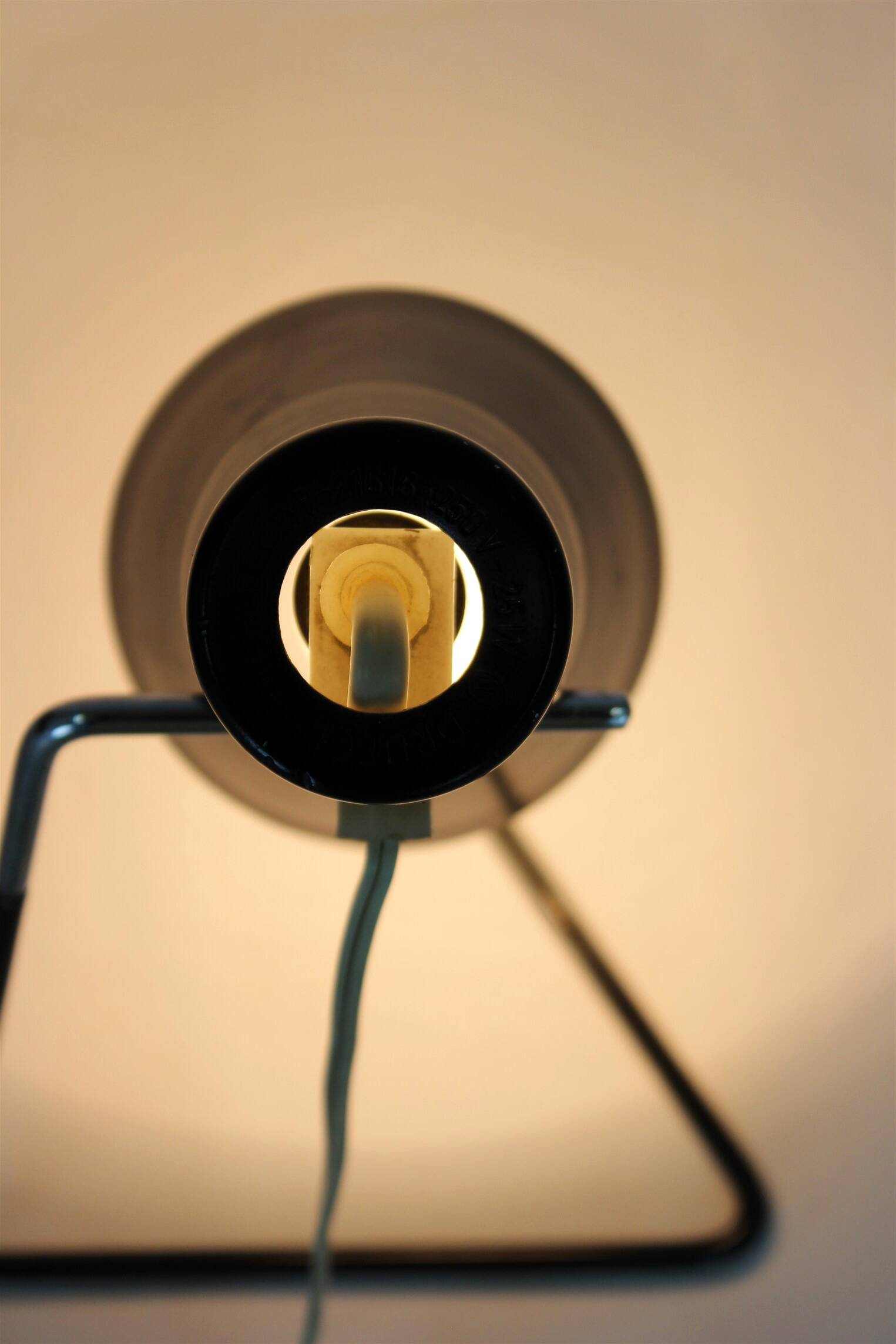 Lampes de table noires par Josef Hurka pour Drupol, années 1960, lot de 2