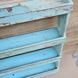 Burmese teak wall shelf