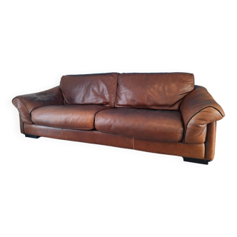 Roche bobois leather 3 seats