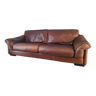 Roche bobois leather 3 seats