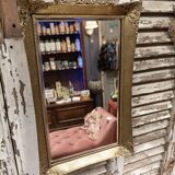 Scalloped and bevelled rectangle mirror