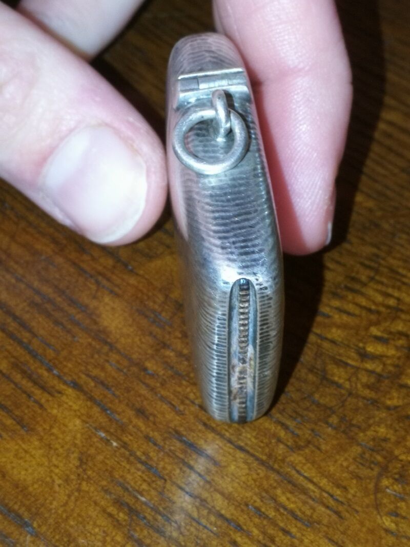 Ancient pyrogen, fire box, solid silver match holder