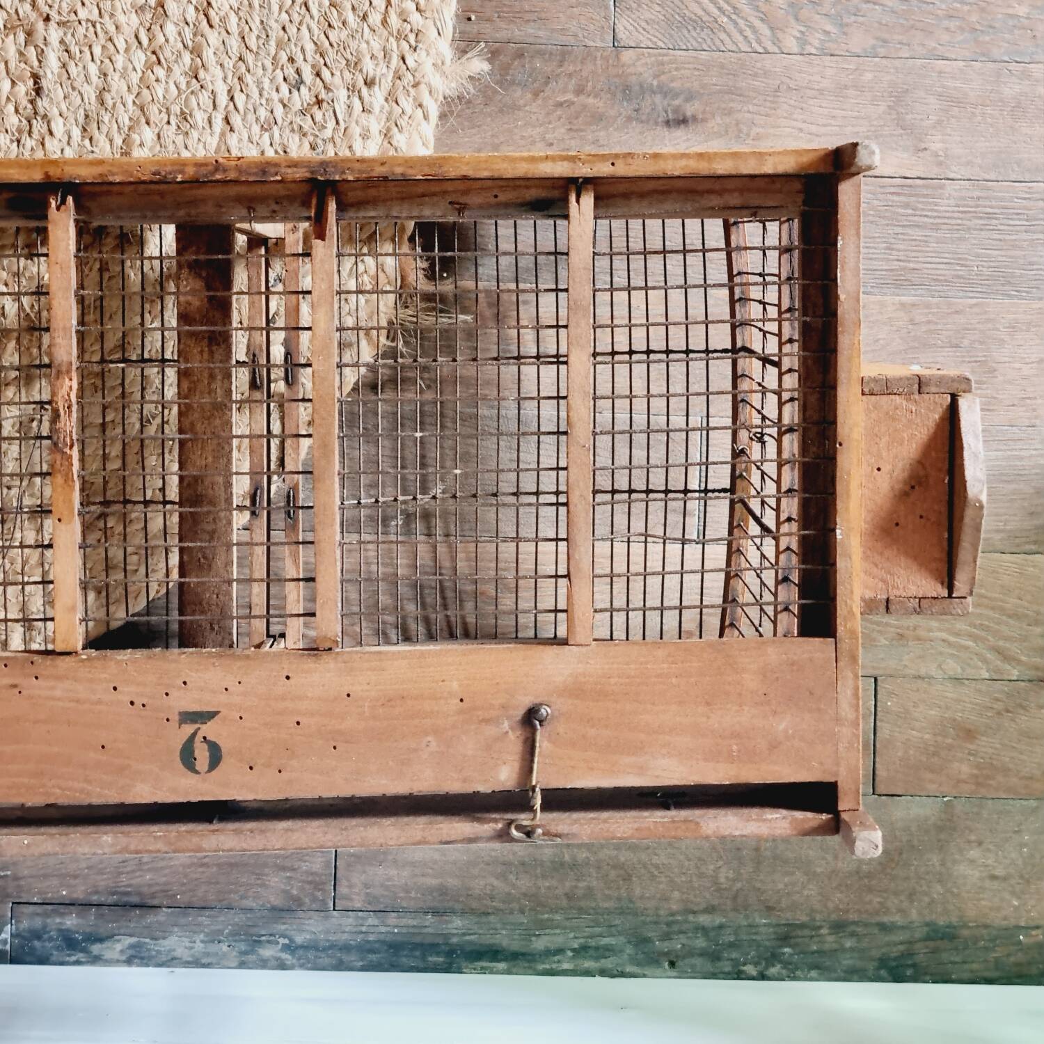 19th century bird cage in its original condition