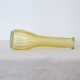 Striated yellow soliflore vase