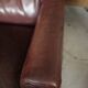 Oxblood leather sofa DeSede DS-72b