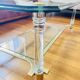 Table basse en verre