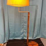 Floor lamp, art deco reader 1930 rosewood