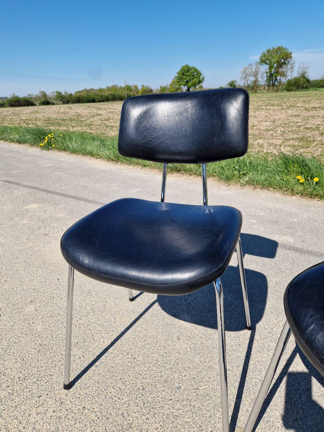 Set of 2 60s designer chairs