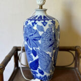 Pied de lampe à poser motif floral