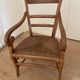 Fauteuil paillé Louis Philippe