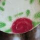 2 antique dessert plates in majolica