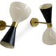 Wall lamp in the style of Italian creations of the 50s