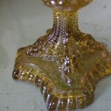 Vase en verre bicolore XIXème