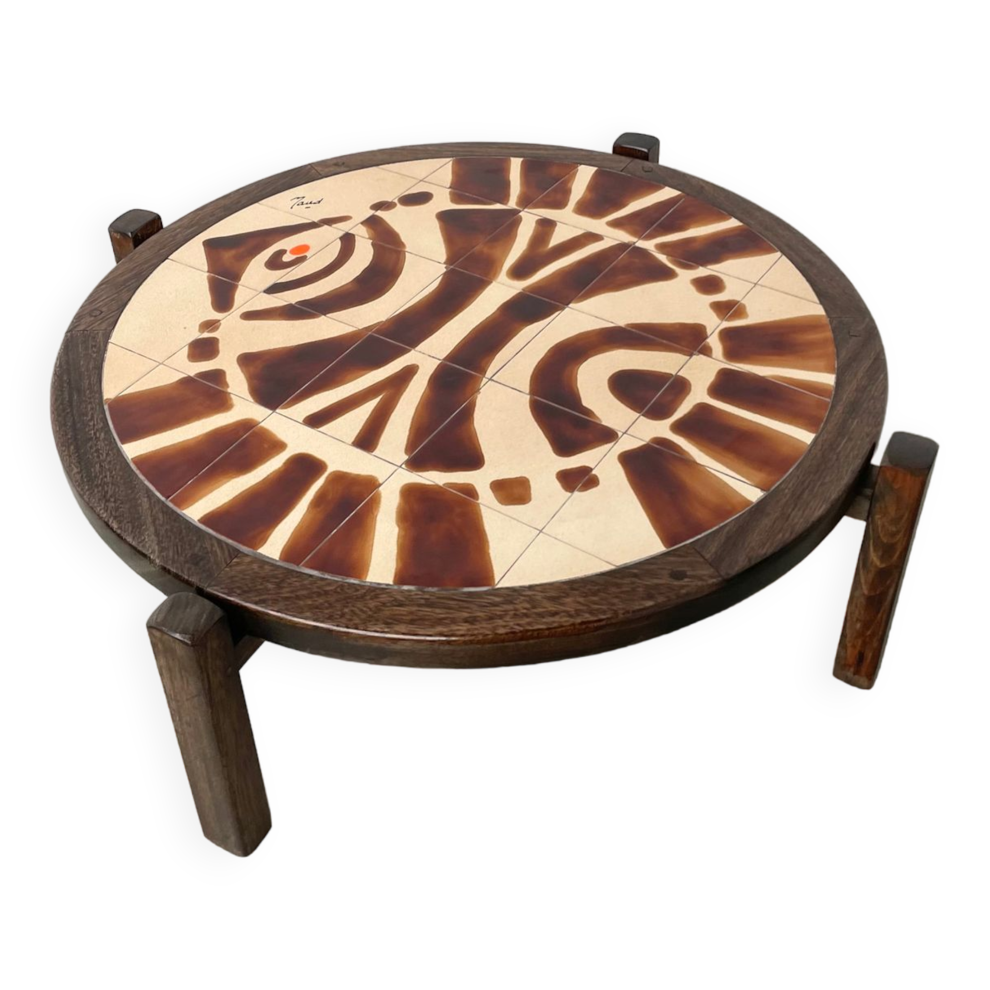 Ceramic coffee table "fish" Maud