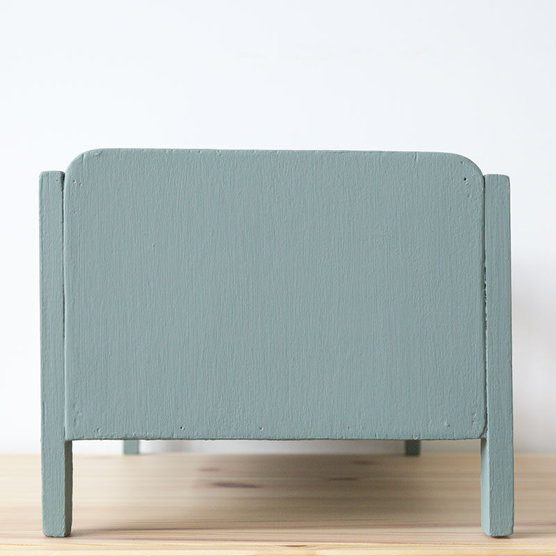 Wooden vintage doll bed