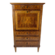 Secretary Empire Style Hand Polished Mahogany With Intarsia From 1820s