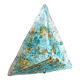 Triangular Murano light fixture (ceiling light or wall light) 1970s Height 48 cm