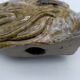 Glazed ceramic fish. Monkfish or monkfish. Can be used as a soliflore.
