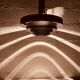 Black hanging lamp OSr-3, ZAOS, 1970s.