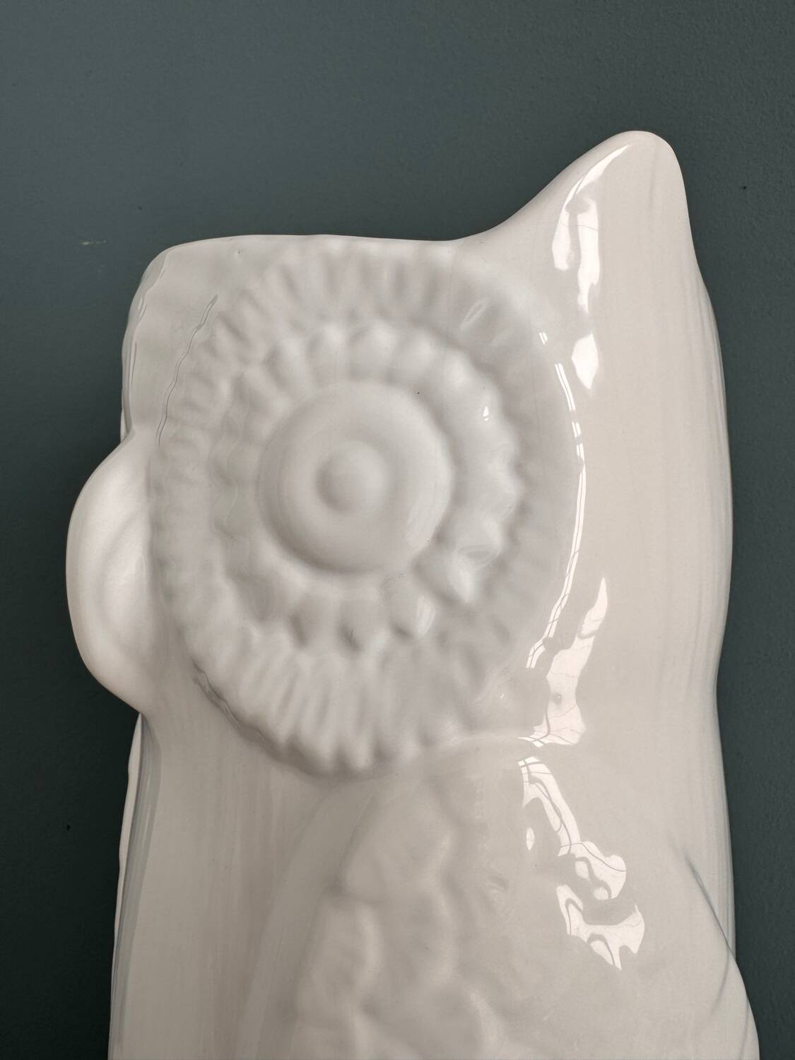 Vintage ceramic owl umbrella stand