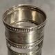 Solid silver napkin ring Minerva with Louis XVI style guilloché decoration