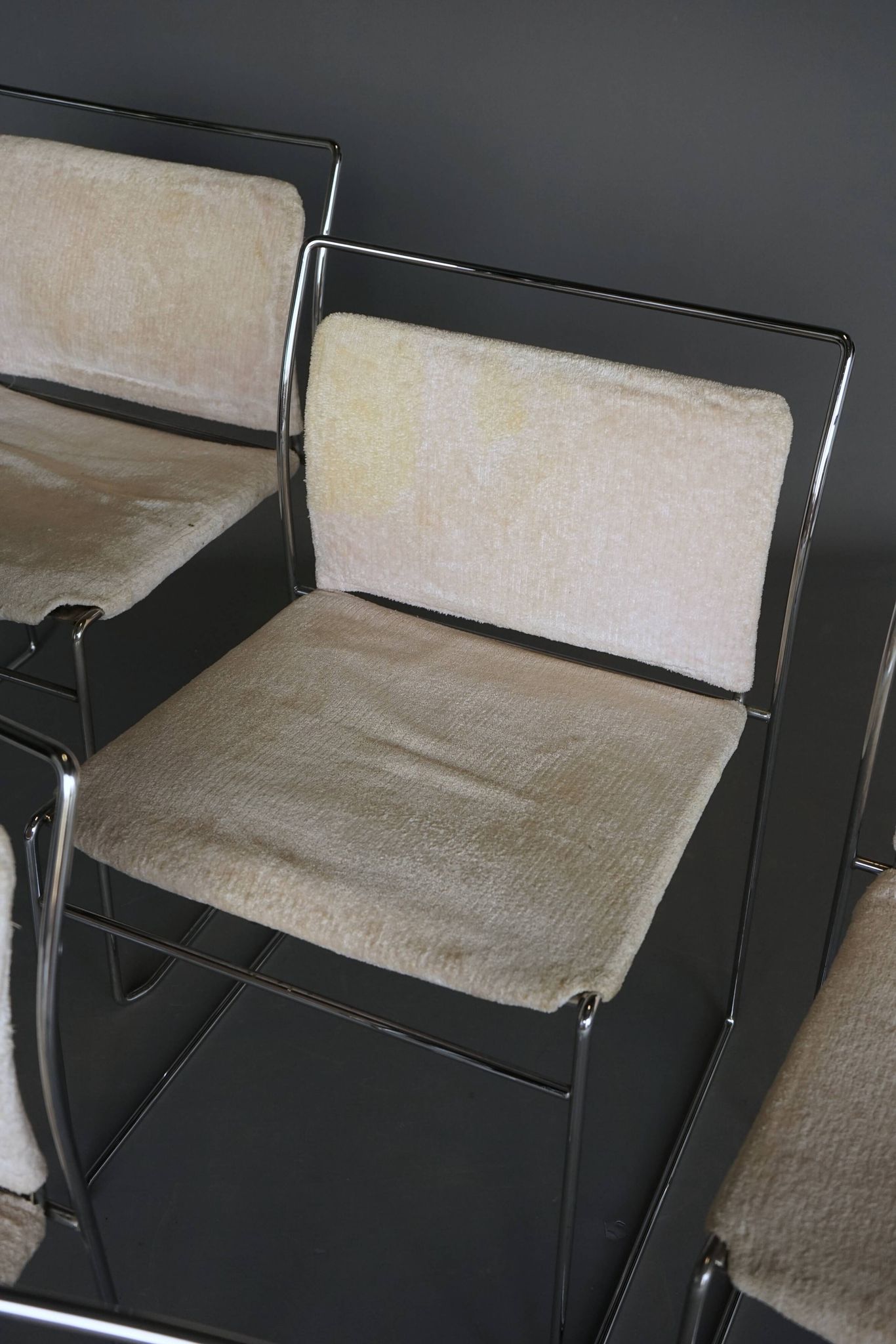 Set of 6 Tulu Dining Chairs by Kazuhide Takahama for Gavina. Italy 1960s