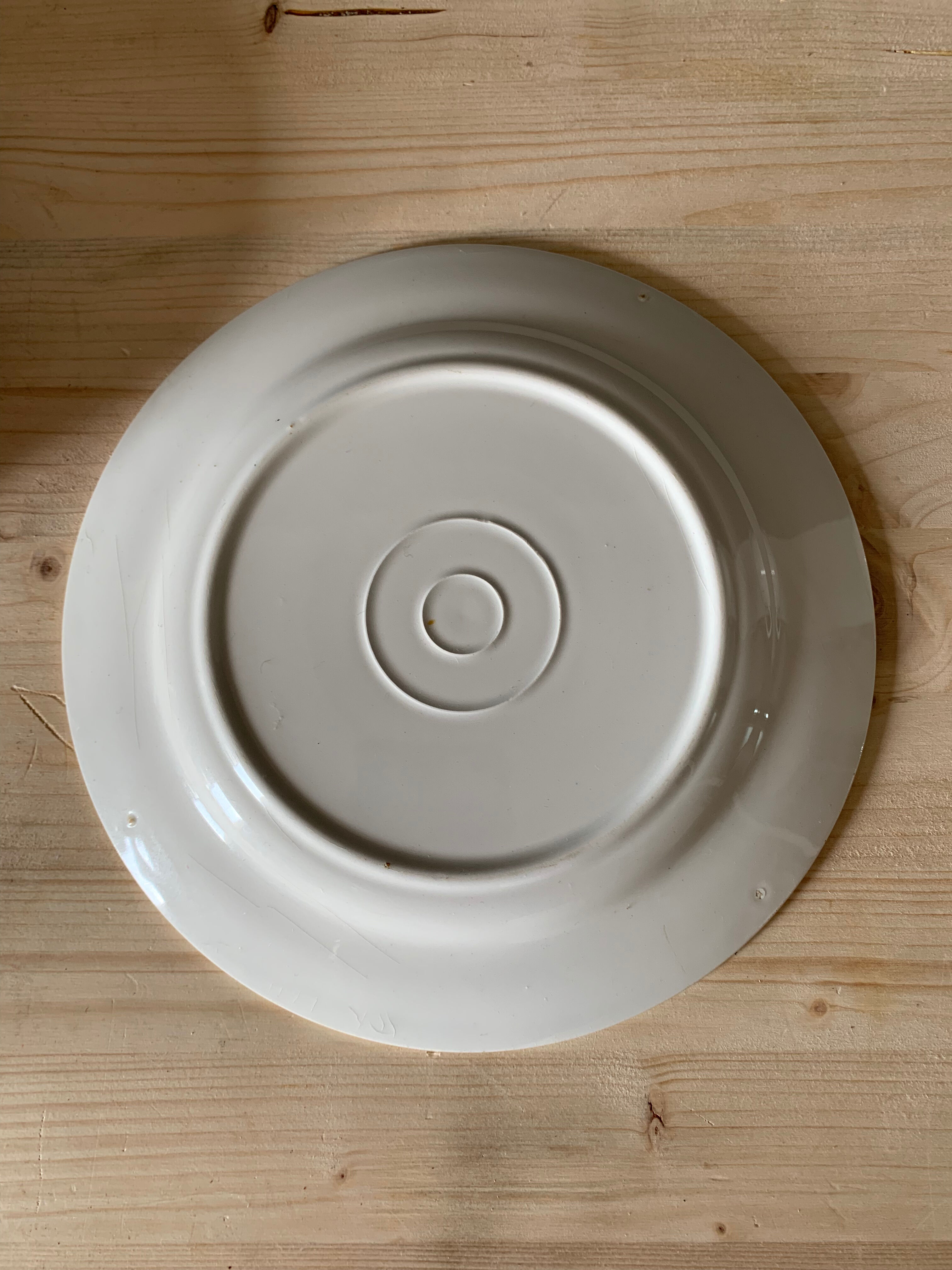 8 plates in faience