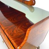 midcentury rosewood chest of drawers.