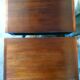 Paire table chevet en palissandre