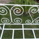 Wrought iron bed