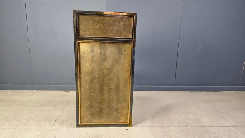 Vintage brass bar counter by Belgochrom, 1970s
