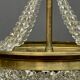 Lustre en cristal "Corbeille de perles"