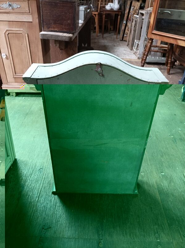 Cabinet showcase collection wood patinated paint