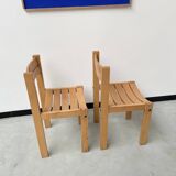 Sornay 80s beech chairs