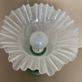 Antique glass table lamp
