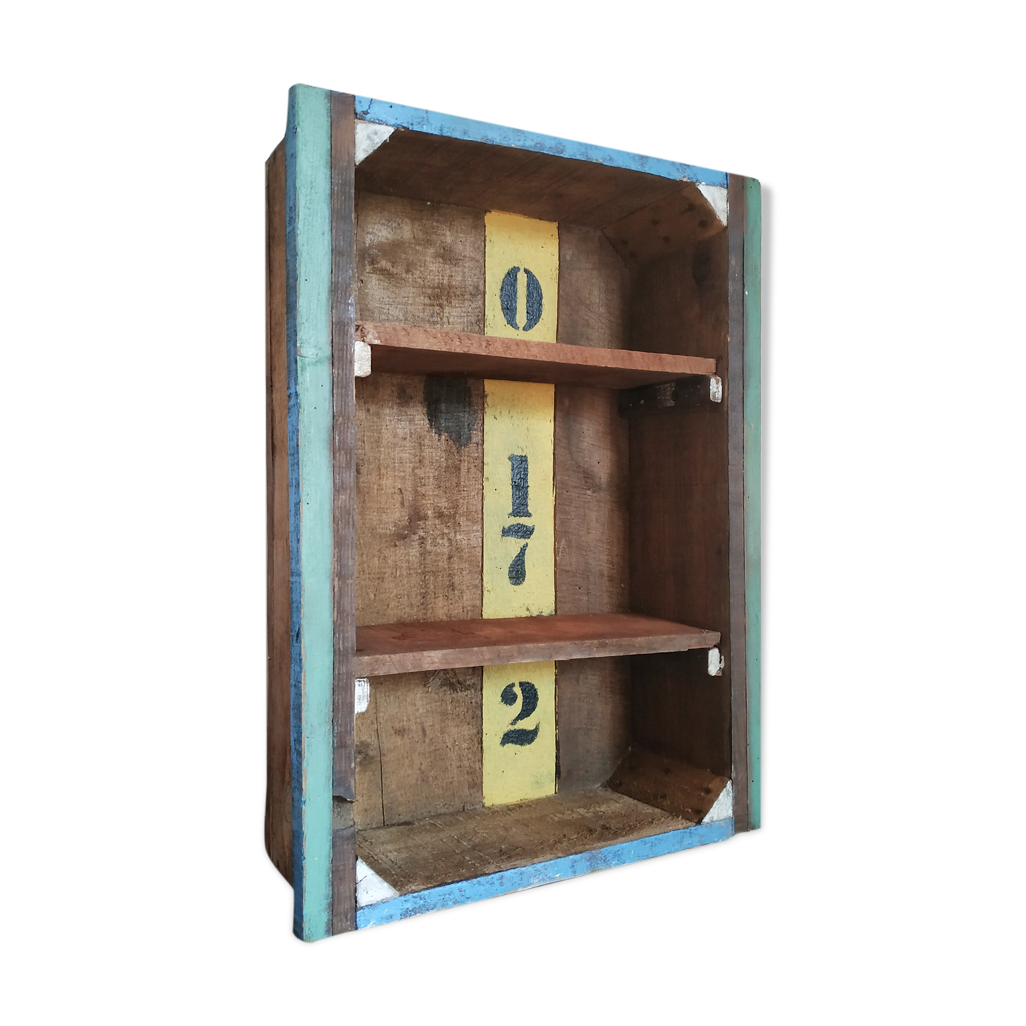Old wooden shelf