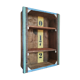 Old wooden shelf