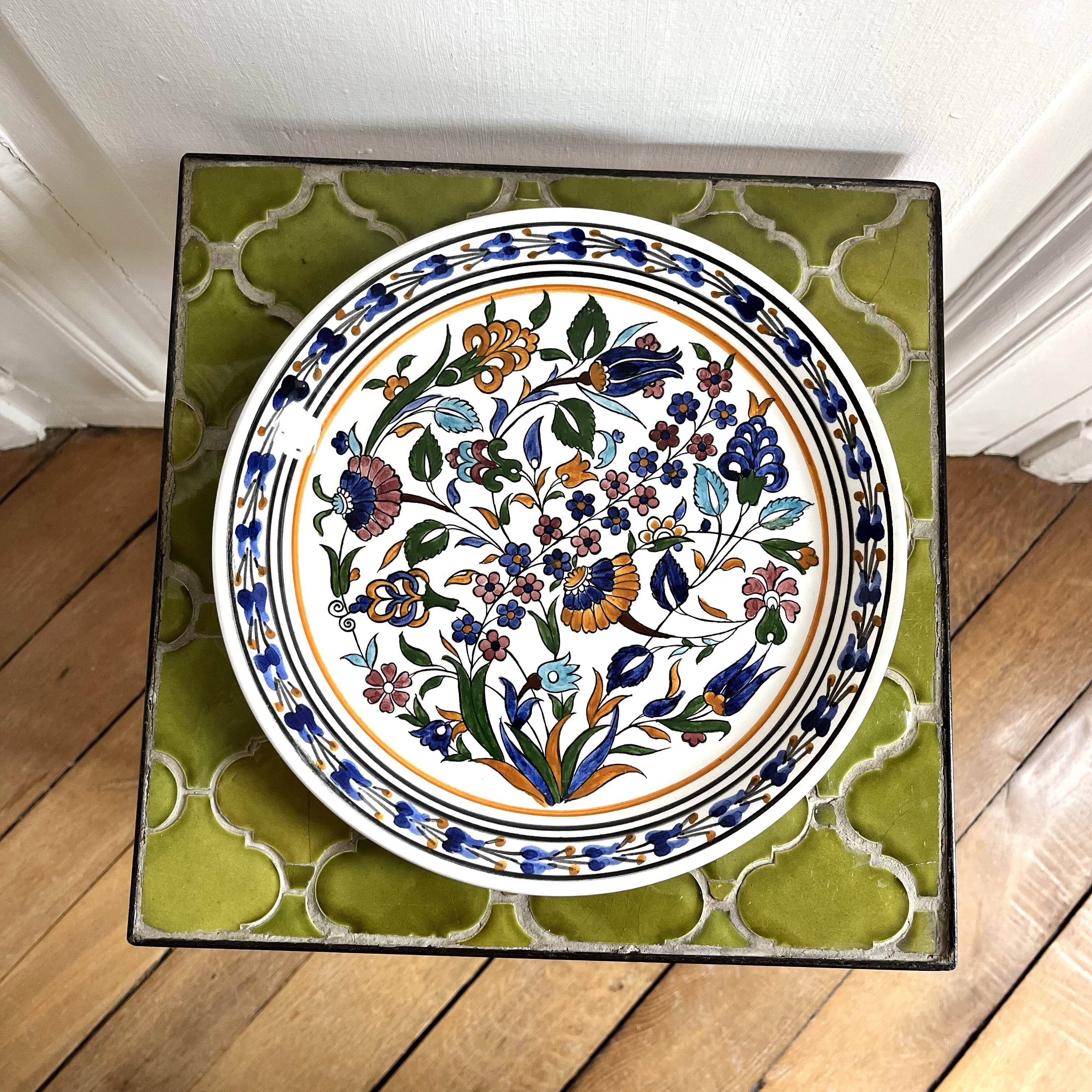 Decorative ceramic plate