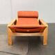 Mid-century modern Pulkka lounge chair by Ilmari Lappalainen for Asko, 1960s.